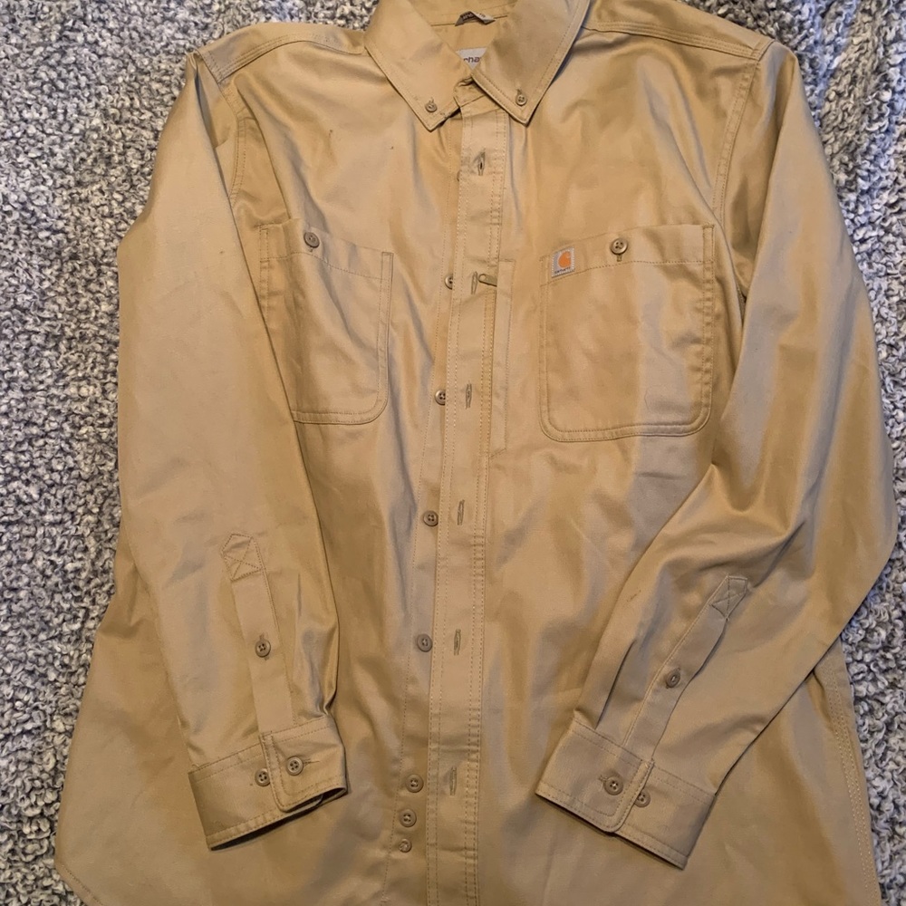 Men’s rugged long sleeve professional work shirt